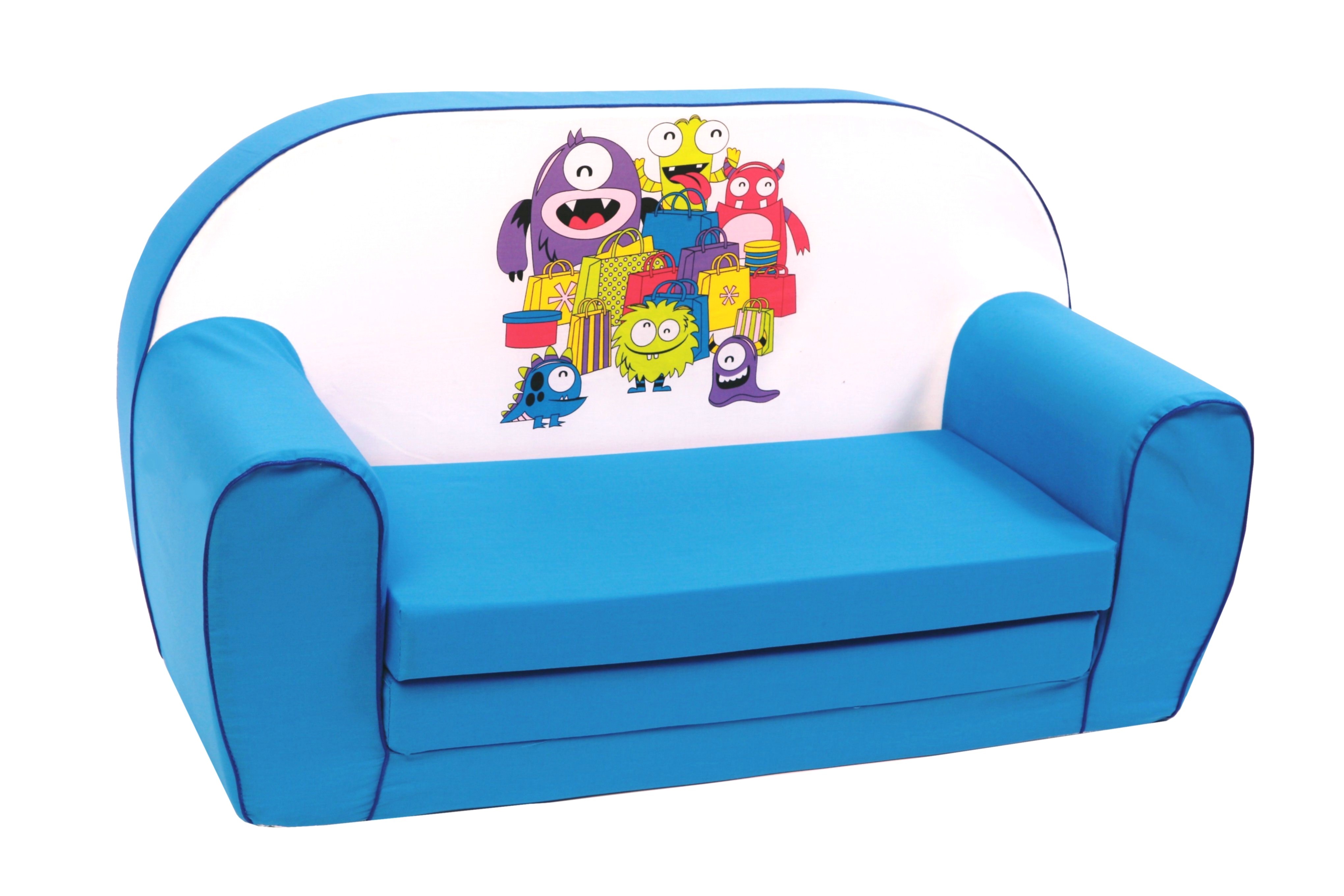 Knorr Baby GmbH Kinder Schlafsofa QuotMonsterquot Blau Online Kaufen